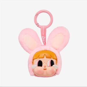 Pop Mart Crybaby x Powerpuff Girls Vinyl Face Plush Pendant Bunny Blossom